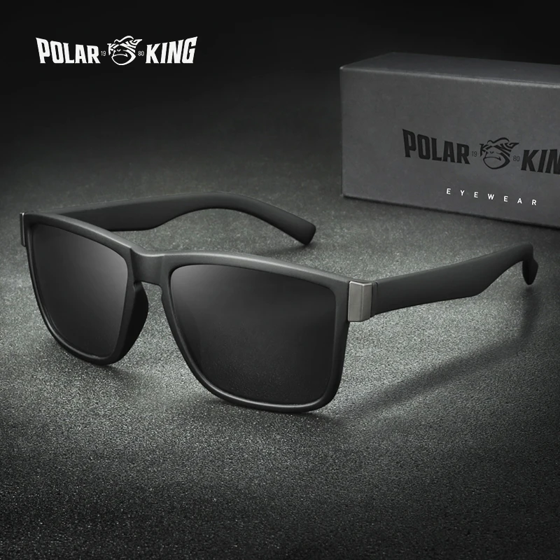 

Солнцезащитные очки Polarking, поляризационные, разноцветная оправа, мужские, классические, винтажные, солнцезащитные очки с линзами, для вожде...
