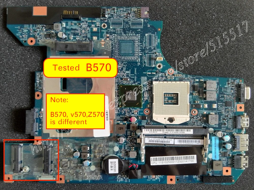 Материнская плата для ноутбука Lenovo B570 B570E 48 4pa01. 021|Материнские платы| |