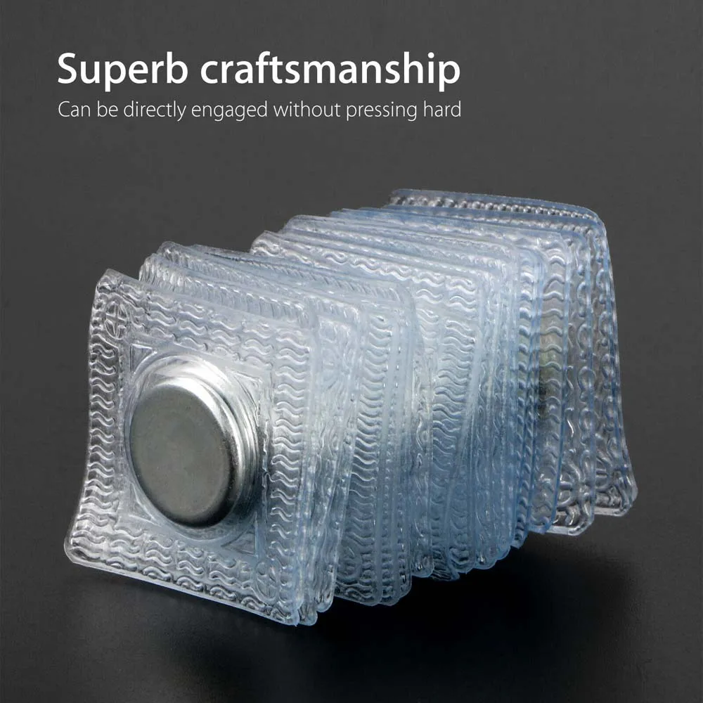 

20 Pairs 10/13/15/18/20mm Invisible Hidden Sew Magnetic Snap Magnet Fastener for Handbag Clothing