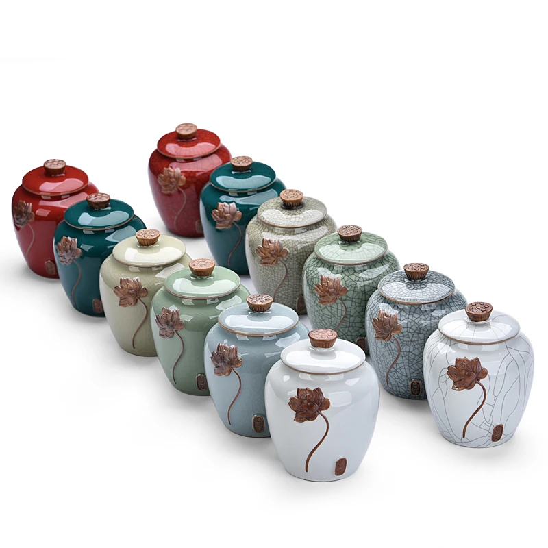 CHANSHOVA китайский Ретро трещинный керамический чайный контейнер для чая