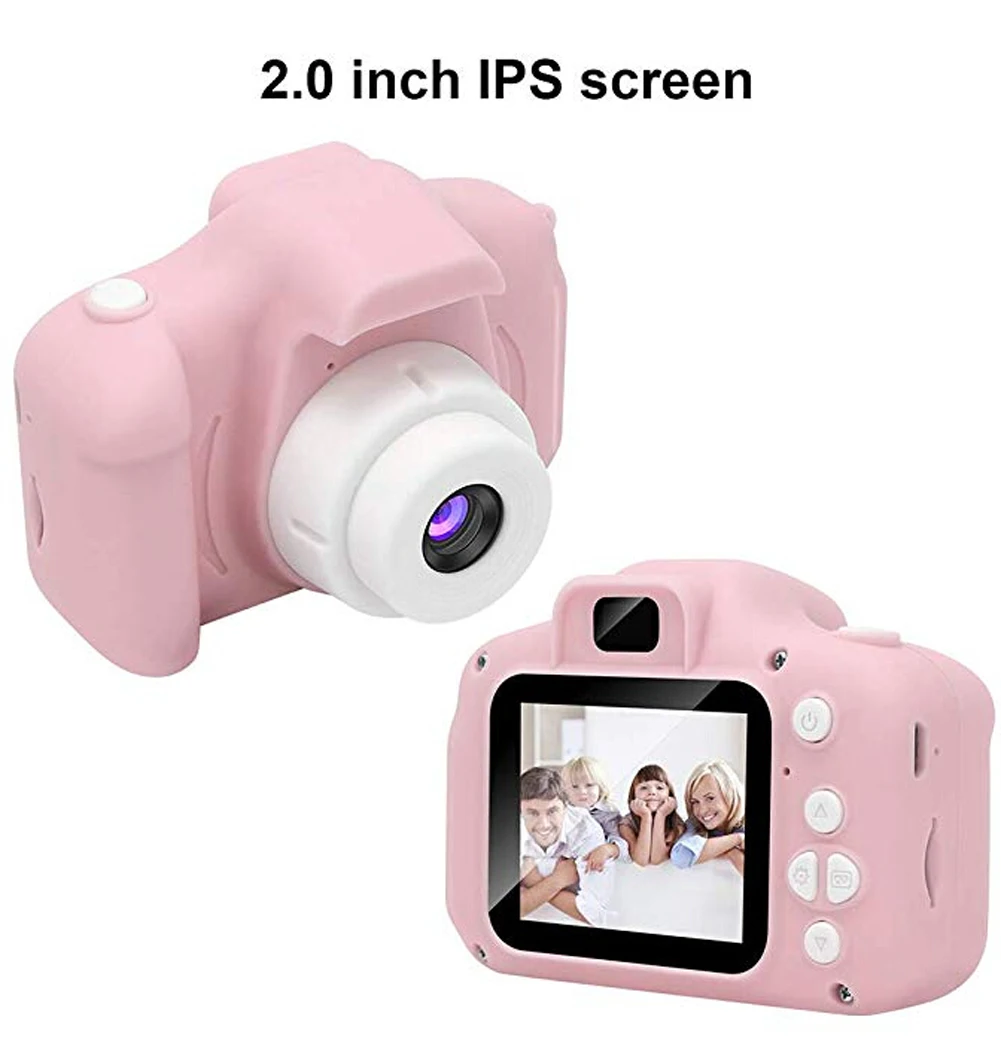 13MP 2 дюймов HD ЖК-дисплей Kinder цифровой видеокамерой 4X записывающая видеокамера с масштабированием свободного кроя в подарок
