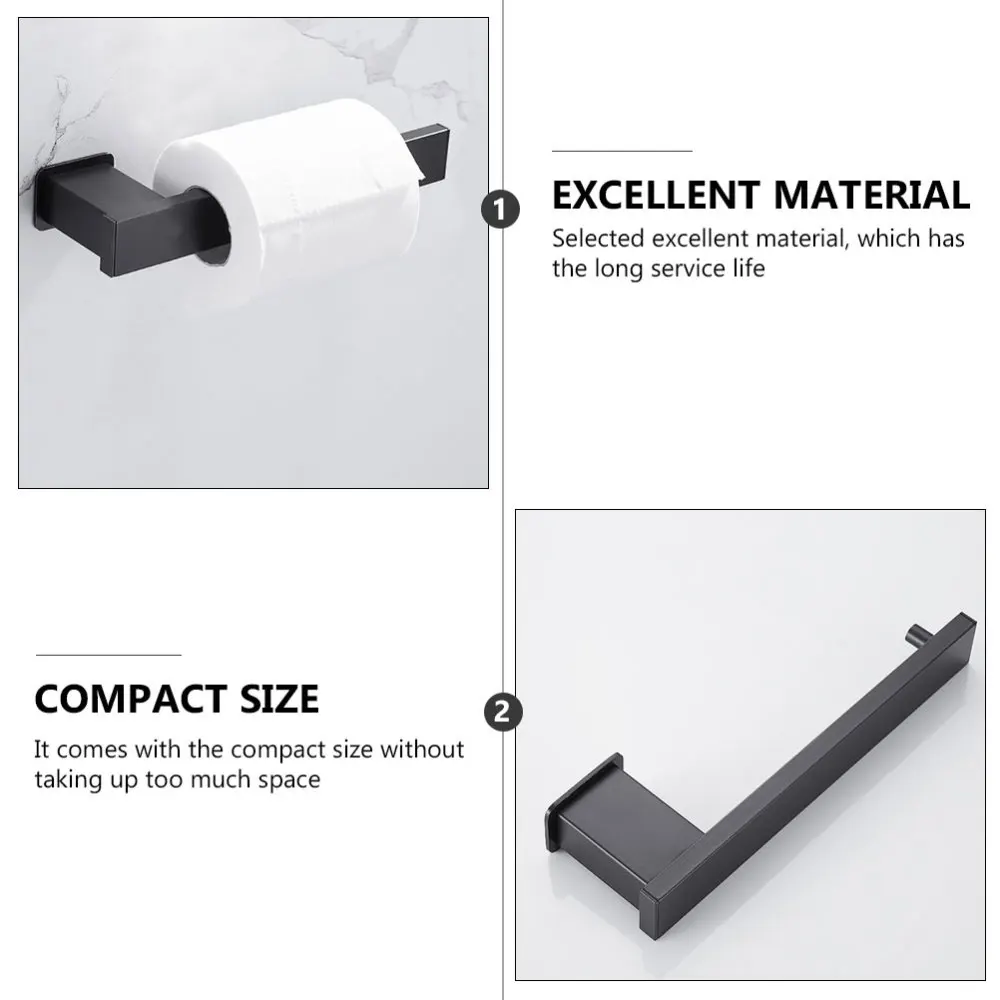 

1pc Household Wall-mounted Towel Rack Preservative Film Holder Roll Paper Shelf