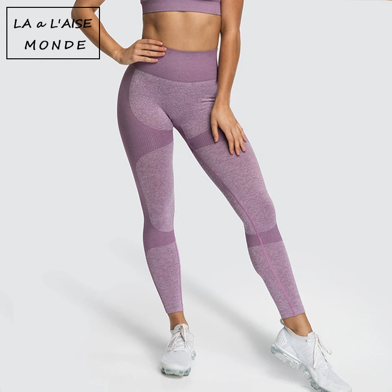 Спортивные Женские легинсы Vital бесшовные для фитнеса йоги с высокой талией