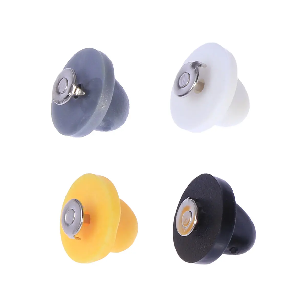 100 шт шапки с бабочками резиновые пластиковые бытовые Круглые для галстука