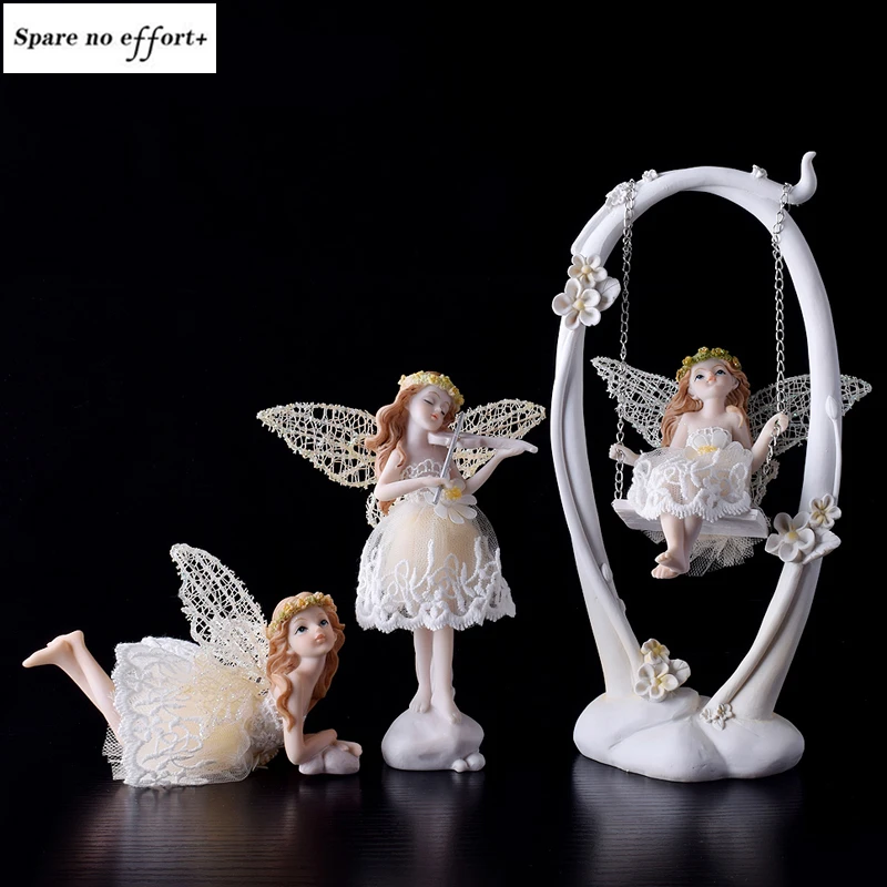 

For Family Flower Fairy Ornaments Birthday Gifts New Year Product Decoration Creative Children's Room Home Christmas Decorations