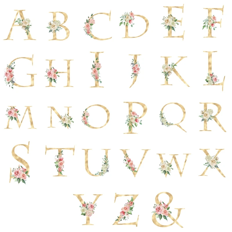 Подарок для маленькой девочки румяна цветочный принт с алфавитом художественный