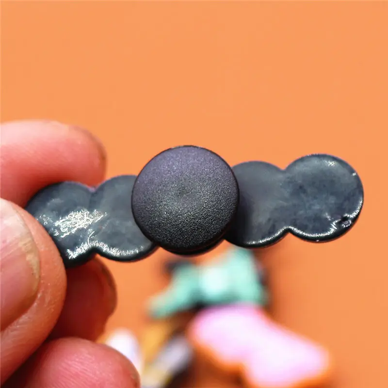 Novelty Cute Panda Shoe Charms Accessories Texas Baby Yall Spinning PVC Shoes Buckle Decorations Fit Kids X-mas Party Gifts U280