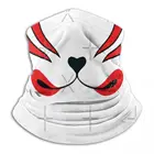 Балаклава Kitsune с лицом бело-красной японской лисы маска шарф бандана Охота зимняя тактическая бандана Мужская Балаклава с ушками