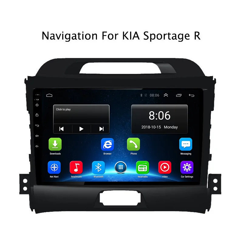 9 дюймов Android 8 1 Автомобильная dvd-навигационная система плеер для Kia Sportage R 2010-2016 4G LTE