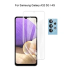 Для Samsung Galaxy A32 5G  4G защита для камеры и защита экрана HD Гидрогелевая пленка мягкая 3D полное покрытие изогнутая защита