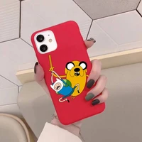 maiyaca adventure time with finn and jake phone case for iphone 13 11 12 mini pro max 7 8 plus 6 6s x xs max xr coque