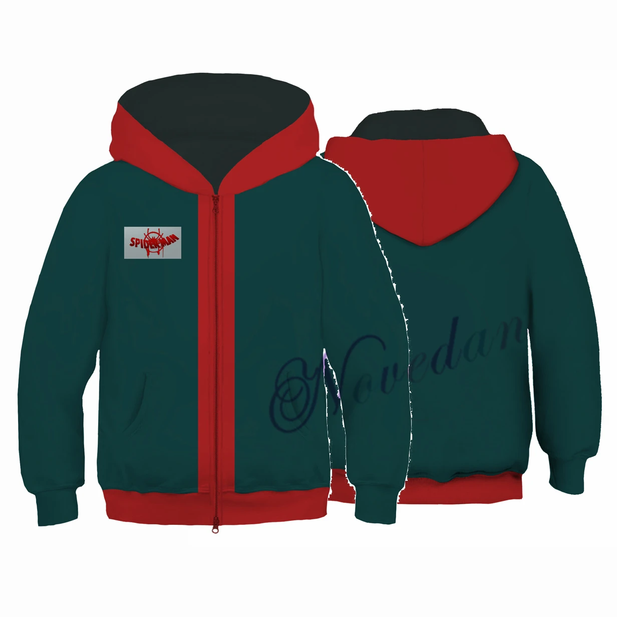 Halloween Christmas Cosplay 3D Man Costume Superhero Hoodie Boys Sweatshirt Girls Kids | Costumes