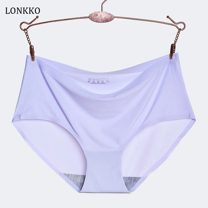 LONKKO 50Pcs Seamless Panties Women Sexy Briefs Ultra-thin Breathable Underpant Mid-Waist Intimates Underwear