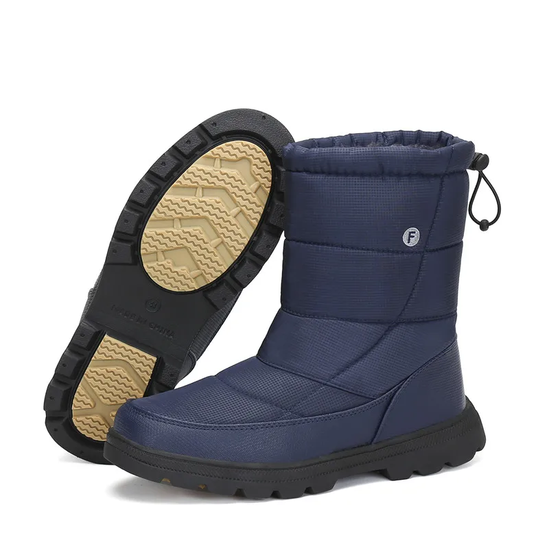 НОВАЯ РОЖДЕСТВЕНСКАЯ зимняя обувь мужские зимние ботинки хлопковые на меху для