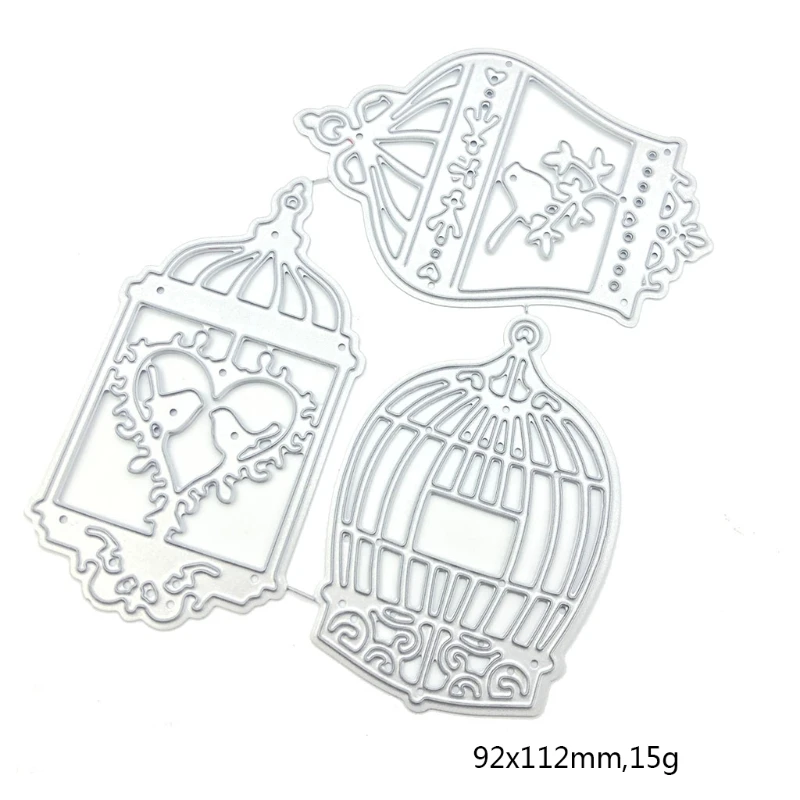 

Spring Bird Cage Metal Cutting Dies Stencil Scrapbooking DIY Album Stamp Paper Card Mold Embossing Decoration Craft