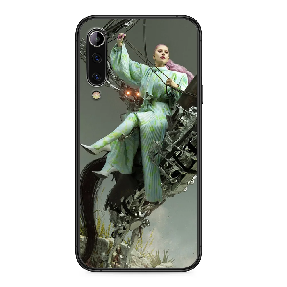 

lady gaga Phone case For Xiaomi Mi 6 8 A1 Note3 A2 9 CC9 9T A3 MIX 2 2S 3 9 Lite SE Pro black Etui tpu cell cover silicone