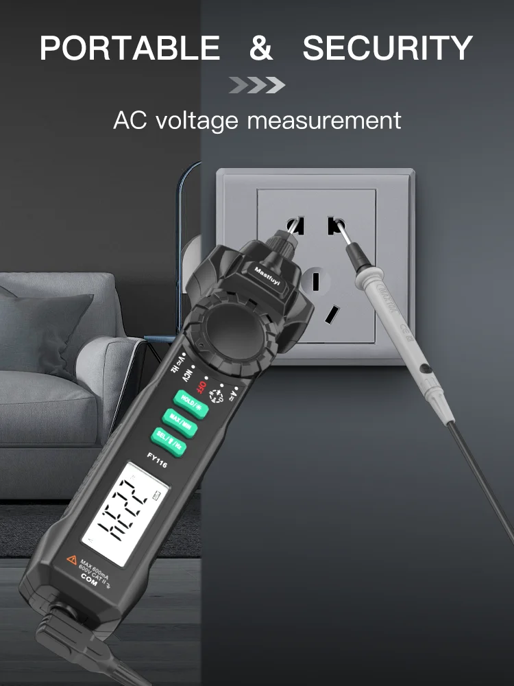 Цифровой мультиметр Бесконтактный детектор напряжения переменного тока