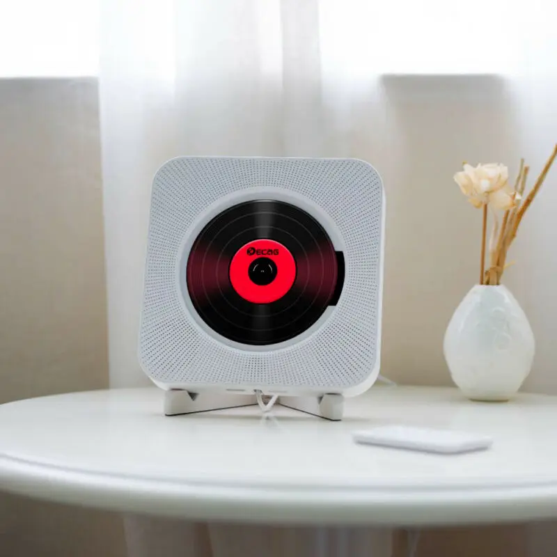 Настенный CD плеер FM радио Bluetooth MP3 музыкальный с дистанционным управлением 2020