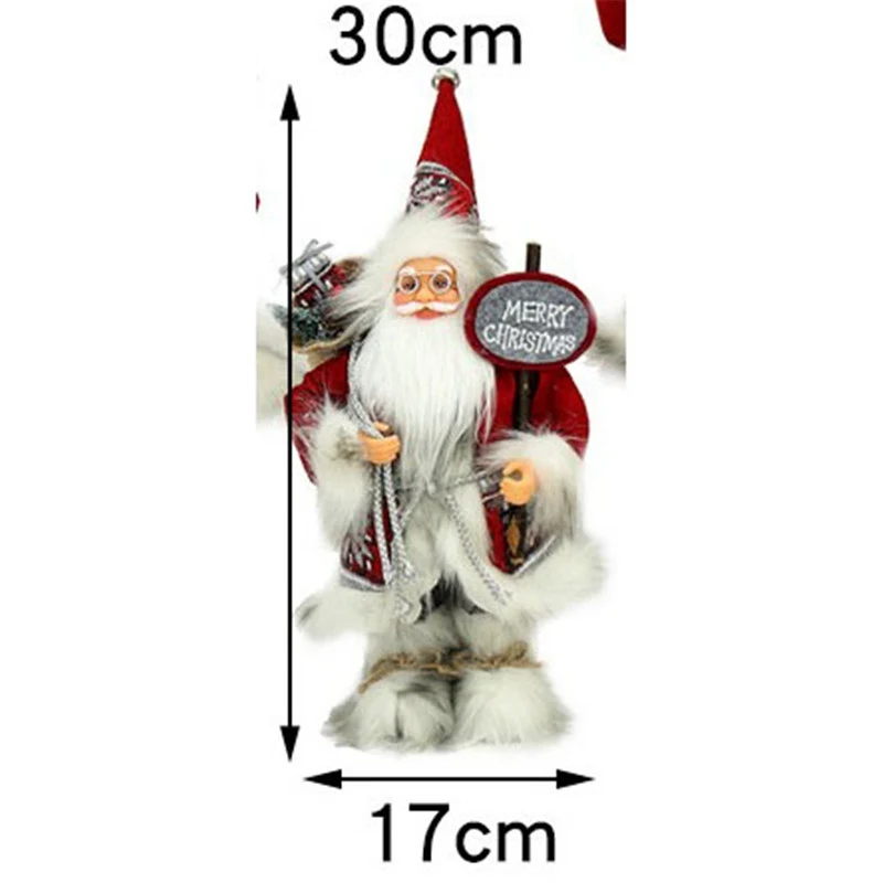 Кукла Санта-Клаус детские подарки украшения для окон рождественские | Дом и сад