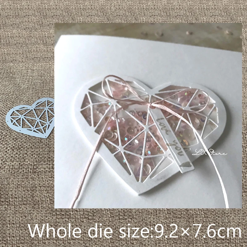 

New Design Craft Metal Cutting Die cut dies love heart decoration scrapbook Album Paper Card Craft Embossing die cuts