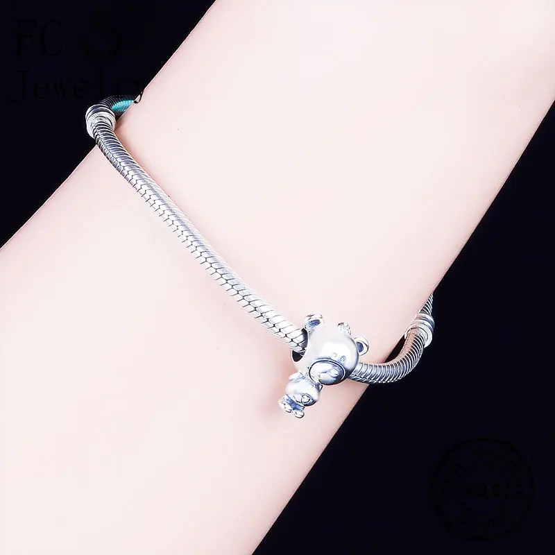 FC ювелирное изделие оригинальный фирменный браслет с шармами из серебра 925 пробы