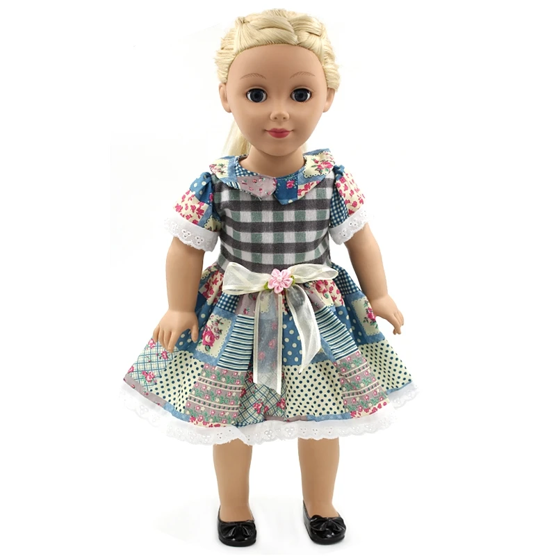 

Куклы и аксессуары, Одежда для кукол, платье, 18 дюймов, американские и 43 см, куклы-Реборн, ОГ, кукла для девочек, русская кукла, сделай сам, пода...