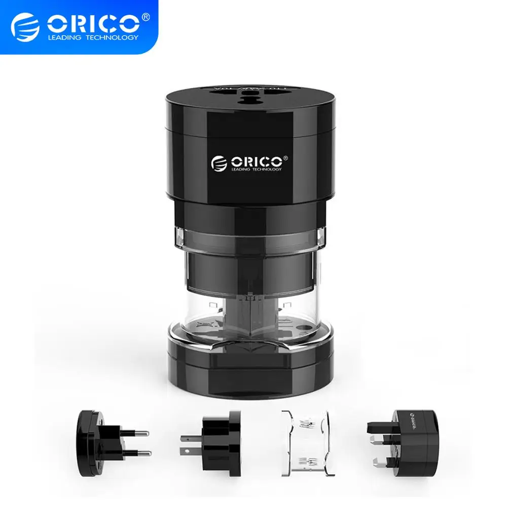 ORICO Универсальный адаптер для путешествий Электрический портативная розетка все