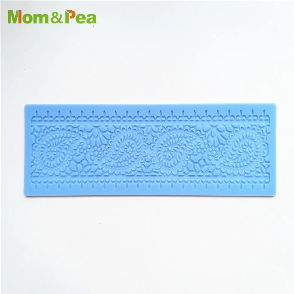 Кружевная форма Mom &amp Pea GX271 украшение для торта 3D мастики силиконовая пищевых