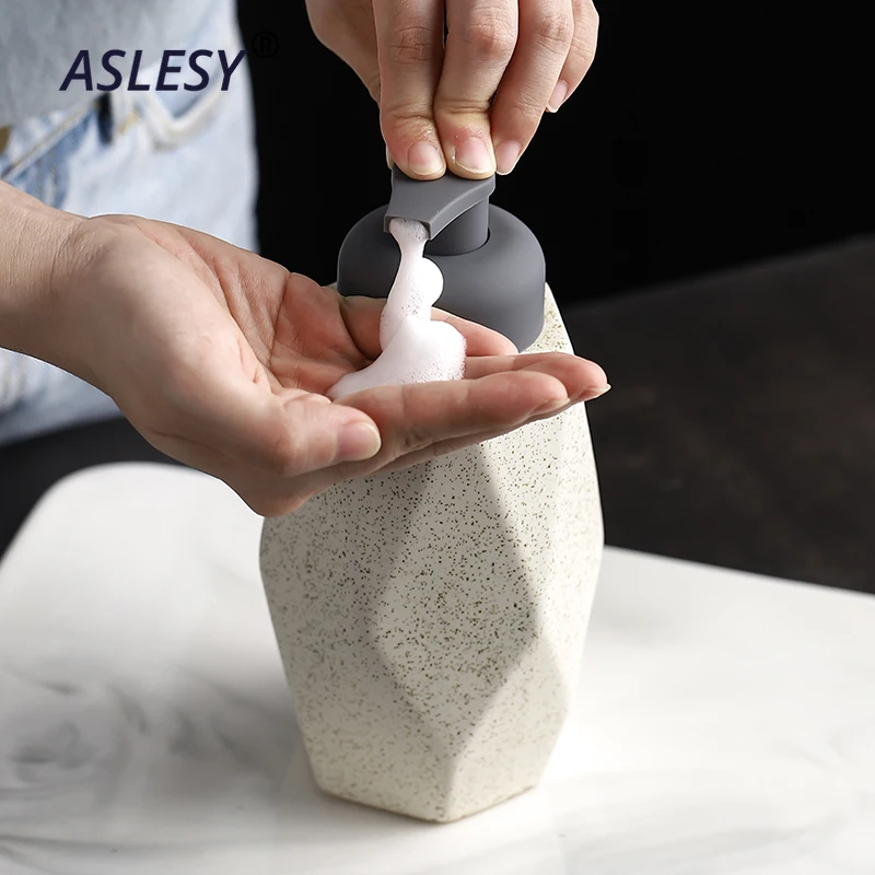 Диспенсер для мыла ванной комнаты керамический диспенсер душа гель розлива