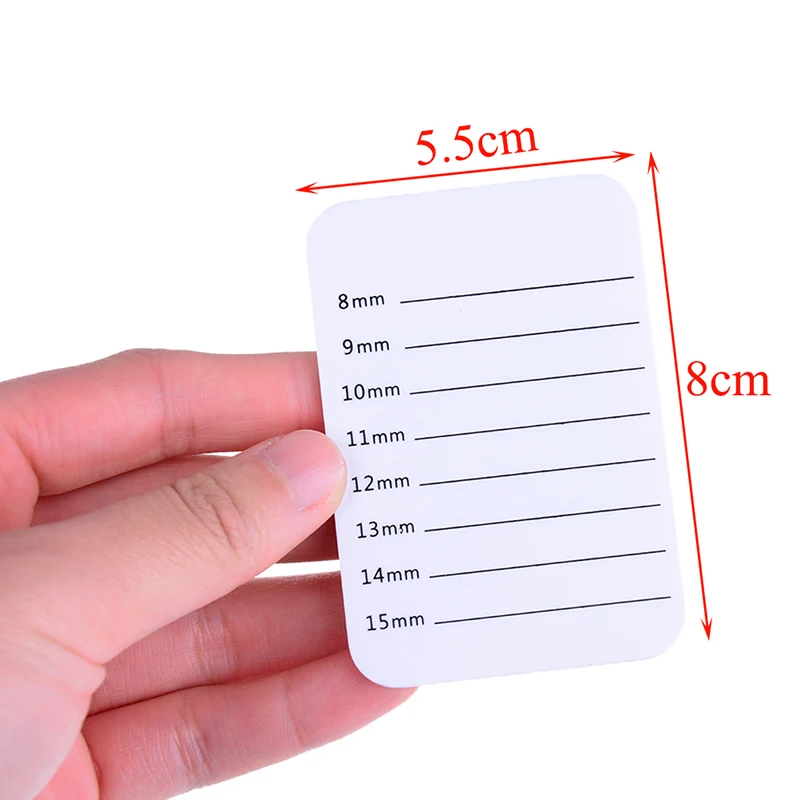 

8-15mm Acrylic Lash Pallet Eyelash Extensions Lash Tile Palette with Belt Adhesive Glue Ceramic Holder Eyelash Extensions Tools