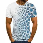 Three -Di Мужская футболка Vortex С 3d принтом, летняя повседневная забавная футболка с круглым вырезом