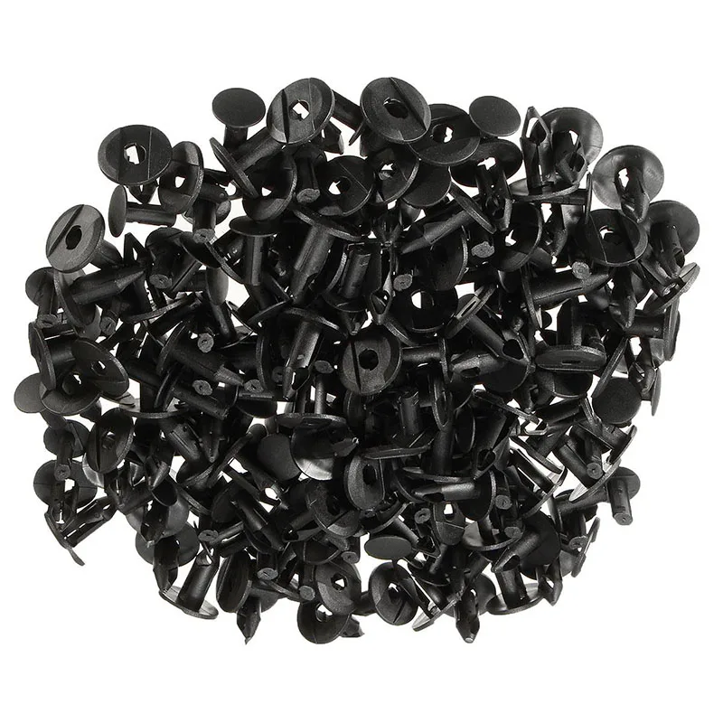 

50Pcs 8mm Auto Fastener Clip Car Body Push Retainer Pin Rivet Bumper Door Trim Panel Retainer Fastener Kit For Panel Assortment