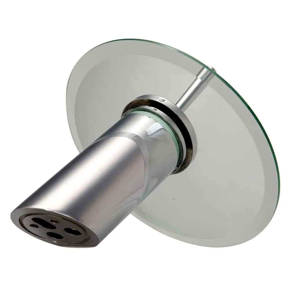 Водопад раковина смеситель кран стеклянный со стеклянным краем Ванная комната с