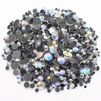 glitter stones 1000pcs 2500pcs glue flatback shiny crystals strass beads diy garment gems crafts hotfix rhinestones for clothes