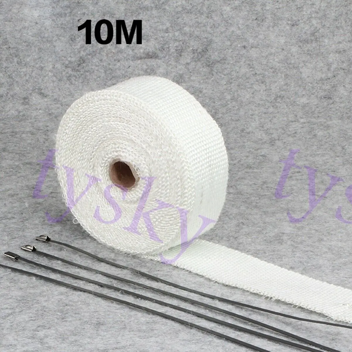 10 м асбестовое волокно универсальная огнеупорная ткань для мотоцикла рулон