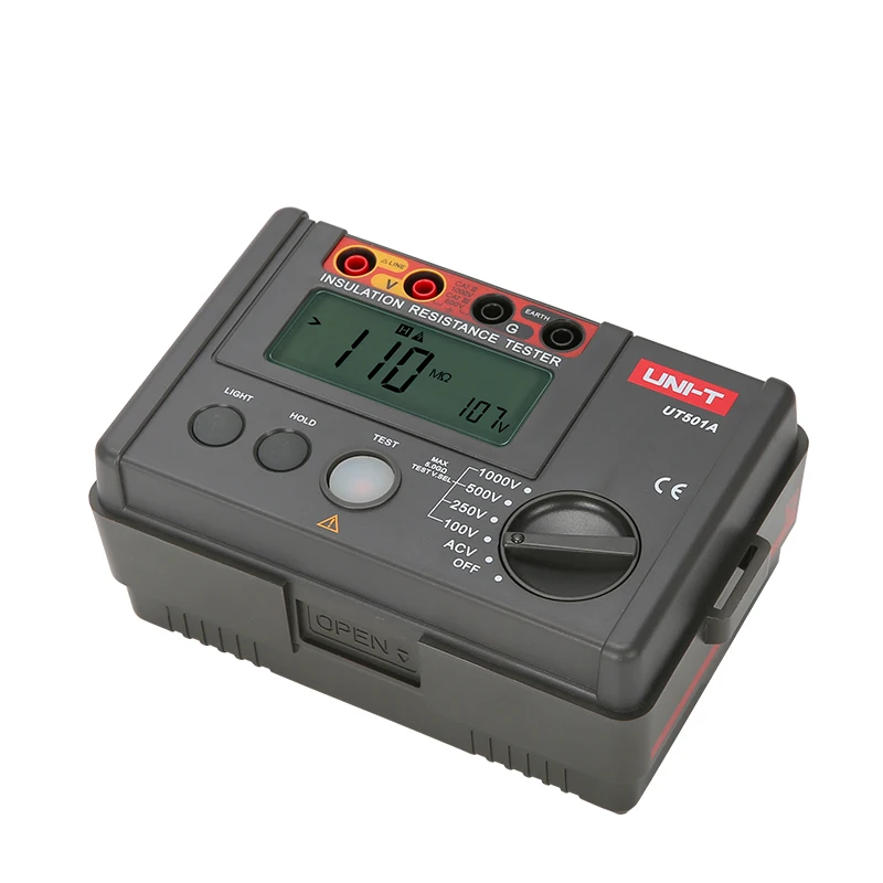 UNI T UT501A тестер сопротивления изоляции 100V 1000V меггер земля Измеритель заземления