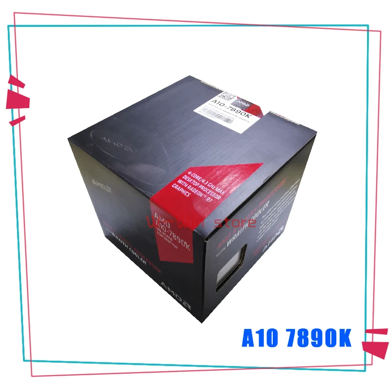 AMD A10-Series A10-7890K A10 7890 K A10 7890 K 4,1 ГГц четырехъядерный процессор AD789KXDI44JC разъем FM2
