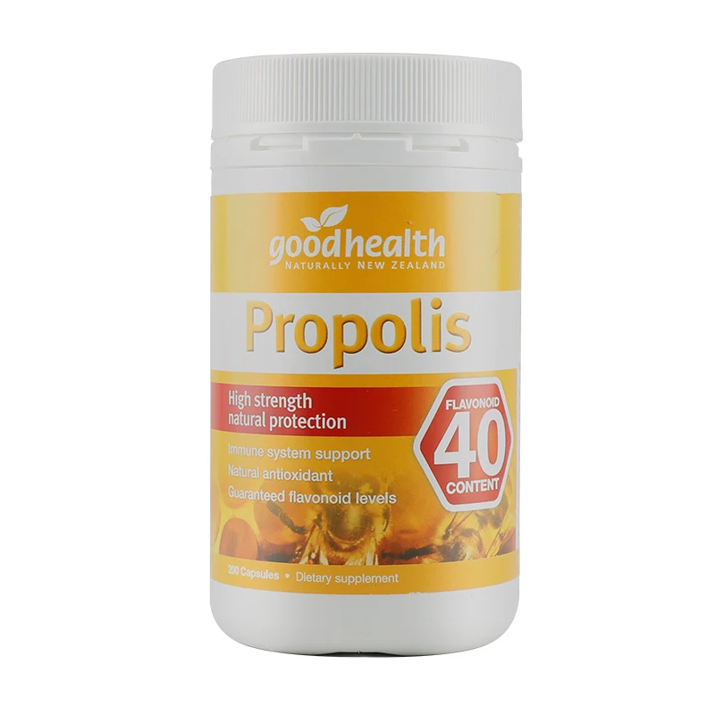 Good Health Natural Propolis 200 Capsules/Bottle Free Shipping