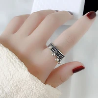 women retro bells gift rings set for schoolgirl designer cute little bell finger ring wholesale trendy minimalist jewelry