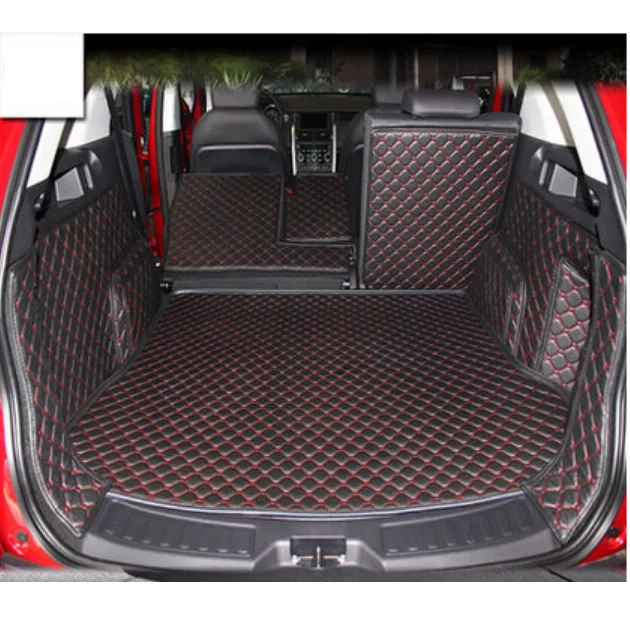 

( Car Travel ) High quality! Special trunk mats for Land Rover Discovery Sport 5seats 2016-2014 durable waterproof boot carpets