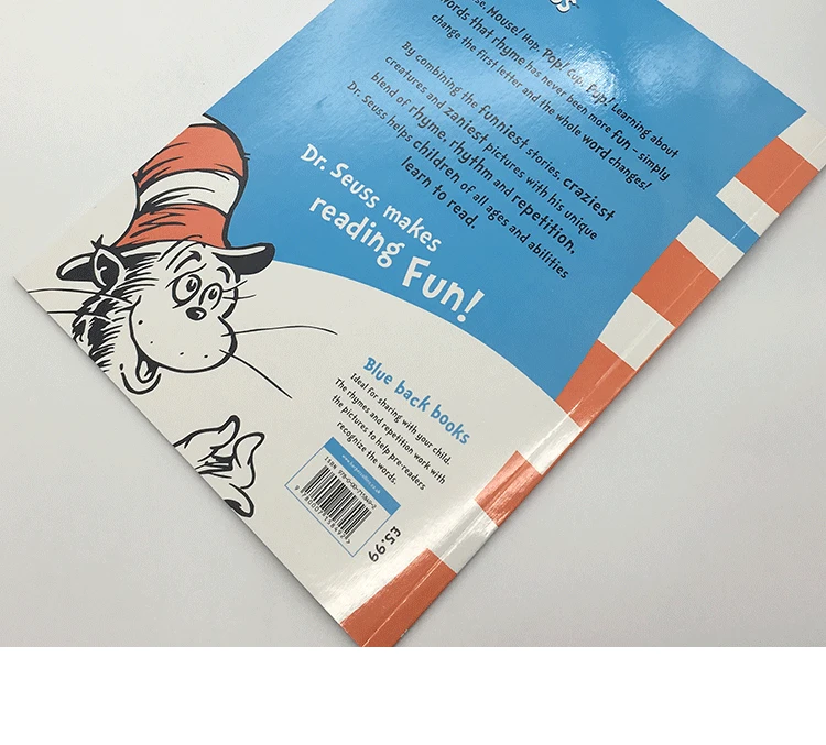 Хоп ON POP от Dr Seuss Kids Story Books Детские Обучающие английские обучающие игрушки для