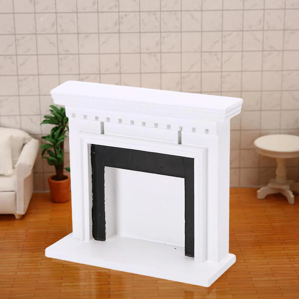 

Dollhouse Furniture 1:12 Scale Miniature Fireplace Decoration Accessories