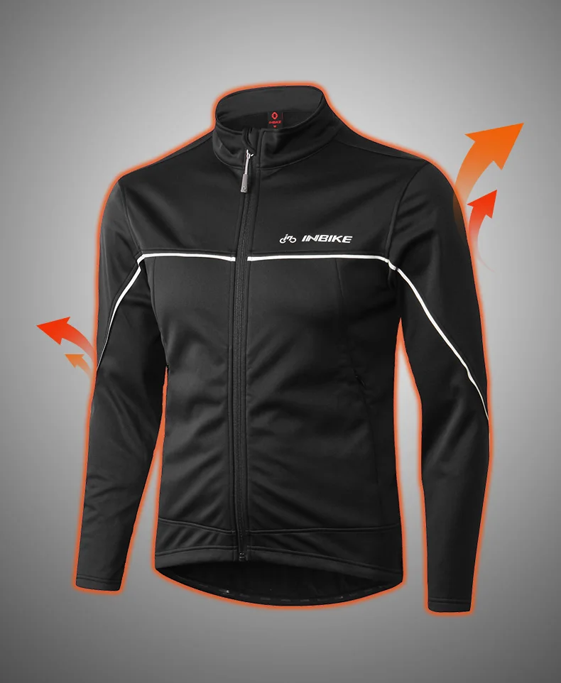 INBIKE, зимняя мужская одежда для велоспорта, ветрозащитная теплая одежда для велоспорта, пальто для верховой езды, одежда для шоссейного велосипеда, спортивная куртка для улицы