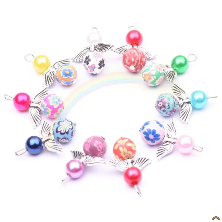 Ювелирные украшения в виде ангелов 150 шт. Подвески из искусственных Бусин DIY