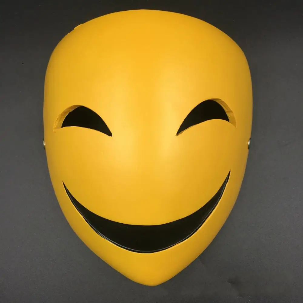 Японская аниме Черная пуля Хируко белая видимая Регулируемая Маска шлем