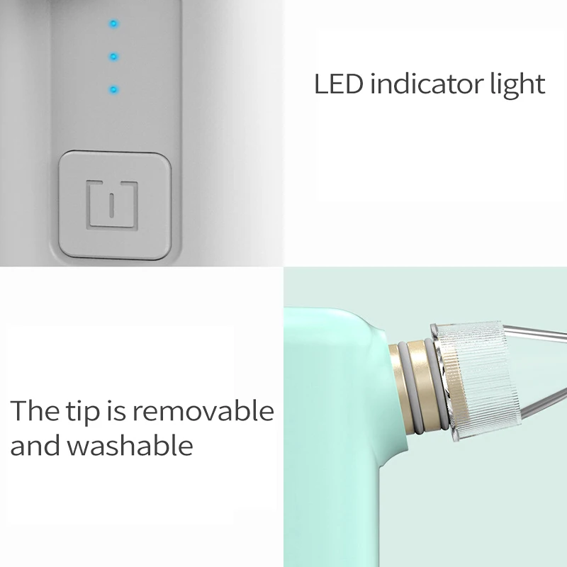 

Visual 3Gears Black Dot Remover Vacuum Face Cleaner Skin Care Electric Blackhead Pore Cleaner Acne Extractor Beauty Equipment