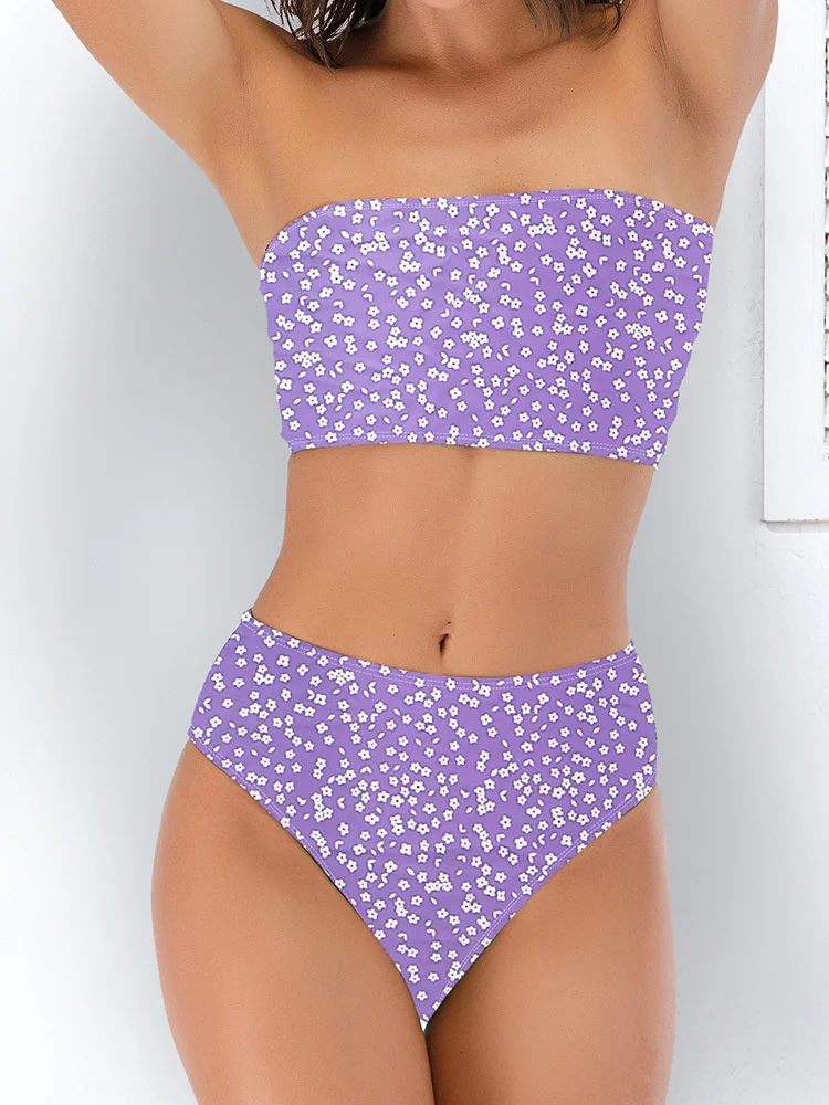 

JollySpace Women Swimwear New Beachwear Summer Push Up Plus Size Sexy Bra Swimsuit Split Two Piece High Waist Bikini