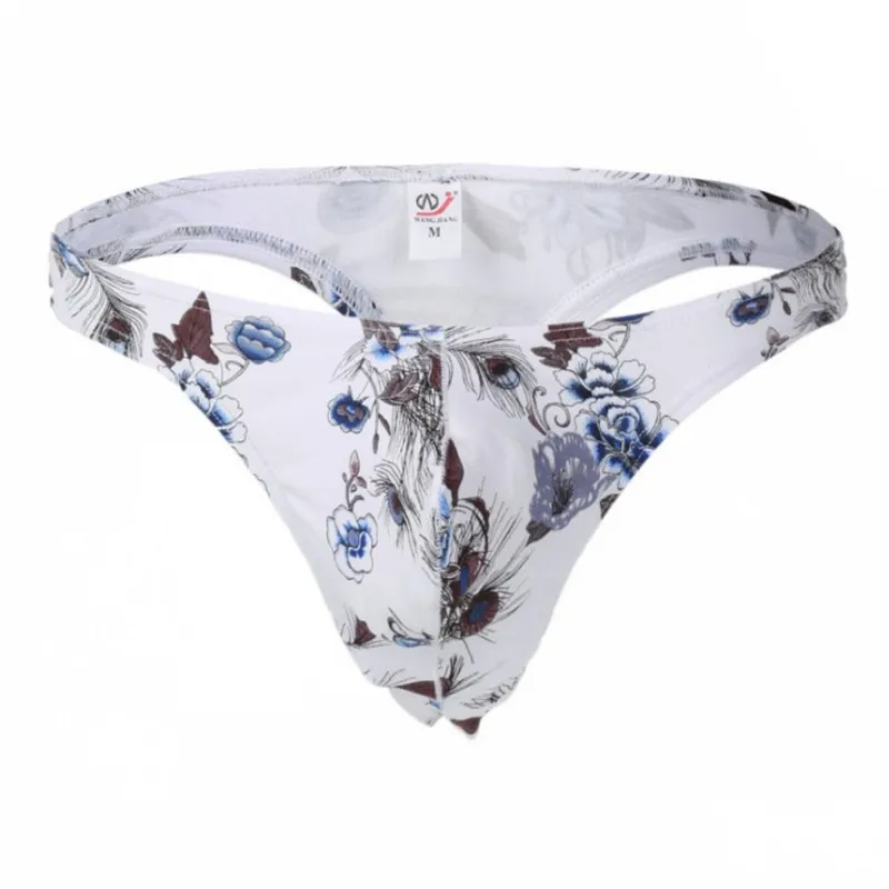 Купить трусики из чесаного хлопка с принтом супер эластичные стринги для мужчин