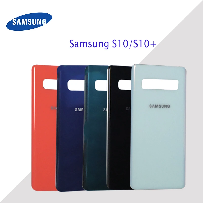 Оригинальная запасная задняя крышка батарейного отсека для Samsung S10 SM G9730 3D