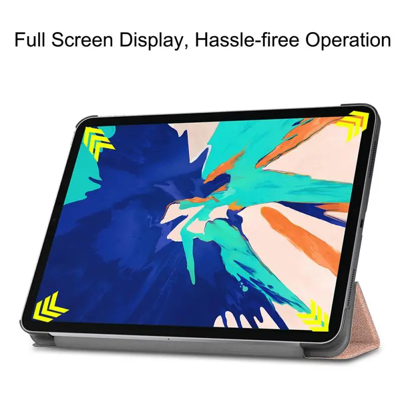 Совершенно новый iPad Pro 12 9 &quot4 го поколения 2020 Folio Stand кожаный смарт чехол подставка
